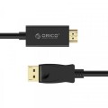 Cáp chuyển DisplayPort sang HDMI 4K @30Hz 2 mét ORICO XD-DTH4-20-BK-BP