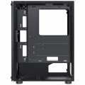 Vỏ Case Xigmatek HERO II 3F Black (EN40290), 2 mặt kính cường lực, sẵn 3 fan X22F RGB