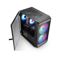 Vỏ Case Segotep Artist 2F RGB Black (1 mặt kính cường lực, sẵn 2 fan RGB)
