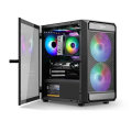 Vỏ Case Segotep Artist 2F RGB Black (1 mặt kính cường lực, sẵn 2 fan RGB)