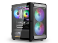 Vỏ Case Segotep Artist 2F RGB Black (1 mặt kính cường lực, sẵn 2 fan RGB)