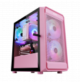 Vỏ Case Segotep Artist 2F RGB Pink (1 mặt kính cường lực, sẵn 2 fan RGB)