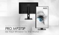 Màn hình 27inch MSI PRO MP273P, tấm nền IPS, Full HD, bảo vệ mắt, 75HZ, 5MS, HDMI, DP, có loa, chân XOAY