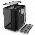 Vỏ Case NZXT H9 Flow Black (Mid Tower, ATX, Sẵn 4 Fan, Max 10 Fan)