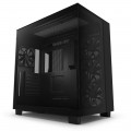 Vỏ Case NZXT H9 Flow Black (Mid Tower, ATX, Sẵn 4 Fan, Max 10 Fan)