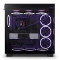 Vỏ Case NZXT H9 Flow Black (Mid Tower, ATX, Sẵn 4 Fan, Max 10 Fan)