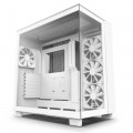 Vỏ Case NZXT H9 Flow White (Mid Tower, ATX, Sẵn 4 Fan, Max 10 Fan)