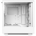 Vỏ Case NZXT H5 Flow RGB White (Mid Tower, 1 mặt kính cường lực, mặt lưới trước, sẵn 4 Fan)