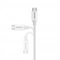 CÁP USB-C to USB-C PISEN Quick Dual 5A TCC04-1200 màu trắng