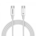 CÁP USB-C to USB-C PISEN Quick Dual 5A TCC04-1200 màu trắng