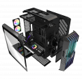 Vỏ Case CoolerMaster HAF 700 EVO, Full Tower, 1 mặt cường lực, Màn LCD, Sẵn 5 Fan, Max 18 Fan (H700E-IGNN-S00)