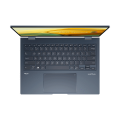 Laptop Asus Zenbook 14 Flip OLED UP3404VA-KN039W (i7-1360P, RAM 16GB, SSD 512GB, Màn Hình 14.0 2.8K OLED 16:10, 90Hz, CẢM ỨNG, Windows 11, Màu Xanh, BÚT, TÚI, Bảo Hành Chính Hãng 24 Tháng)