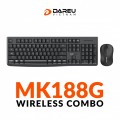 Combo Bàn phím + Chuột không Dây DareU MK188G Black (USB 2.4GHz)
