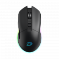 Chuột không dây DareU EM901X RGB Black (Wireless 2.4Ghz, 6000DPI, Pin 30h, Kèm dock sạc)