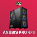 Vỏ case Xigmatek ANUBIS PRO 4FX EN40771 (Mid Tower, E-ATX, Mặt kính có bản lề, Kèm 4 Fan ARGB, Max 7 Fan)
