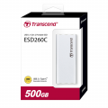 Ổ cứng di động SSD Transcend 500GB ESD260C USB 3.1 Gen2 Type-C (TS500GESD260C)