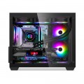Vỏ Case Segotep Lumi II Black (M-ATX, Type-C, Chưa bao gồm Fan, Max 9 Fan)