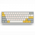Bàn phím cơ không dây CIDOO ABM641 Gateron G Pro Yellow Switch, Vỏ màu xám (USB-C, Bluetooth, Vỏ nhôm CNC)