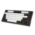 Bàn phím cơ DareU EK75 White Black - DareU Dream Switch (USB-C, 80 phím, Núm xoay, Keycap ABS, Rainbow LED)