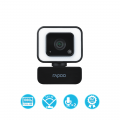 Webcam Rapoo C270L Full HD 1080p, Góc rộng 105 độ, Xoay 360 độ, Tích hợp Mic khử ồn kép