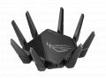 Router WiFi Asus ROG Rapture GT-AX11000 Pro (Chuẩn AX11000, WiFi 6, 3 băng tần, 8 Angten, AiMesh, Parental control, AiProtection, AURA RGB)
