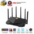 Router WiFi Asus TUF Gaming TUF-AX6000 (Chuẩn AX6000, WiFi 6 2 băng tần, 6 Angten, AiMesh, AiProtection Pro, Parental Control, MU-MIMO, Aura RGB)