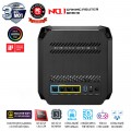 Router WiFi Mesh Asus ROG Rapture GT6 Black (Bộ 2 Mesh, Chuẩn AX11000, WiFi 6, 3 băng tần, 9 Angten ngầm, AiMesh, Parental control, AiProtection, Aura RGB)
