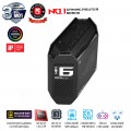 Router WiFi Mesh Asus ROG Rapture GT6 Black (Bộ 2 Mesh, Chuẩn AX11000, WiFi 6, 3 băng tần, 9 Angten ngầm, AiMesh, Parental control, AiProtection, Aura RGB)