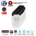 Router WiFi Mesh Asus ROG Rapture GT6 Moon Light White (Bộ 2 Mesh, Chuẩn AX11000, WiFi 6, 3 băng tần, 9 Angten ngầm, AiMesh, Parental control, AiProtection, Aura RGB)