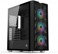 Vỏ Case Golden Field Mage-B 8706B Black (1 mặt kính cường lực, Sẵn 3 fan RGB)