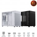 Vỏ Case Asus Prime AP201 TG White (m-ATX, USB-C, 1 mặt kính cường lực, Sẵn 1 fan NO LED)