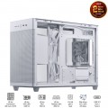 Vỏ Case Asus Prime AP201 TG White (m-ATX, USB-C, 1 mặt kính cường lực, Sẵn 1 fan NO LED)