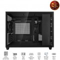 Vỏ Case Asus Prime AP201 TG Black (m-ATX, USB-C, 1 mặt kính cường lực, Sẵn 1 fan NO LED)