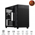 Vỏ Case Asus Prime AP201 TG Black (m-ATX, USB-C, 1 mặt kính cường lực, Sẵn 1 fan NO LED)