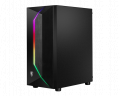 Vỏ case MSI MAG VAMPIRIC 100L (Mid Tower, ATX, 1 mặt kính cường lực, 1 dải led RGB trước, No Fan)