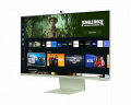 Màn Hình Thông Minh Samsung M8 4K 32 inch LS32CM80GUEXXV (60Hz, VA, 4ms, 99% sRGB, Tích hợp loa và Camera, Màu Green)