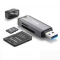 Đầu đọc thẻ nhớ SSK SCRM390 (Type-C/USB 3.0, đọc thẻ SD/TF Card)
