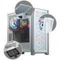 Vỏ case Corsair 4000D Airflow Mid Tower TG White (CC-9011201-WW)