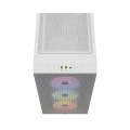 Vỏ case Corsair 3000D RGB Airflow Mid Tower TG White (CC-9011256-WW)