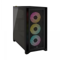 Vỏ case Corsair iCUE 4000D RGB Airflow Mid Tower TG Black (CC-9011240-WW)