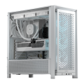 Vỏ case Corsair iCUE 4000D RGB Airflow Mid Tower TG White (CC-9011241-WW)
