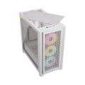 Vỏ case Corsair iCUE 4000D RGB Airflow Mid Tower TG White (CC-9011241-WW)