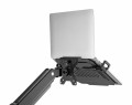 Giá treo laptop HYPERWORK VESA LT01 G2 đen, gắn vào giá treo màn hình (monitor arm)