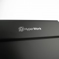 Giá treo laptop HYPERWORK VESA LT01 G2 đen, gắn vào giá treo màn hình (monitor arm)