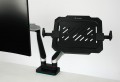 Giá treo laptop HYPERWORK VESA LT01 G2 đen, gắn vào giá treo màn hình (monitor arm)