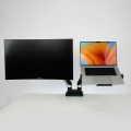 Giá treo laptop HYPERWORK VESA LT01 G2 đen, gắn vào giá treo màn hình (monitor arm)