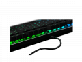 Bàn Phím Cơ Gaming AOC GK500 Black (Outemu Blue Switch, 108 phím, Led RGB)