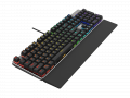 Bàn Phím Cơ Gaming AOC GK500 Black (Outemu Blue Switch, 108 phím, Led RGB)
