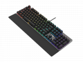 Bàn Phím Cơ Gaming AOC GK500 Black (Outemu Blue Switch, 108 phím, Led RGB)