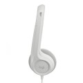Tai nghe có dây Logitech H390 màu trắng nhạt, Micro lọc ồn, kết nối USB, dùng được cho cả Desktop và Laptop, Hàng chính hãng, bảo hành 24 tháng 